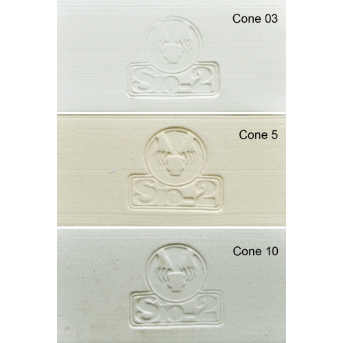 Sio-2® PRAI - White Stoneware Clay with Impalpable Grog, 27.6 lb (12.5 kg)